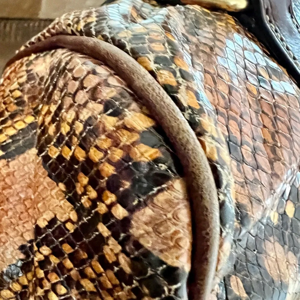 Reptile Brown Dooney Bourke Purse - Picture 6 of 16